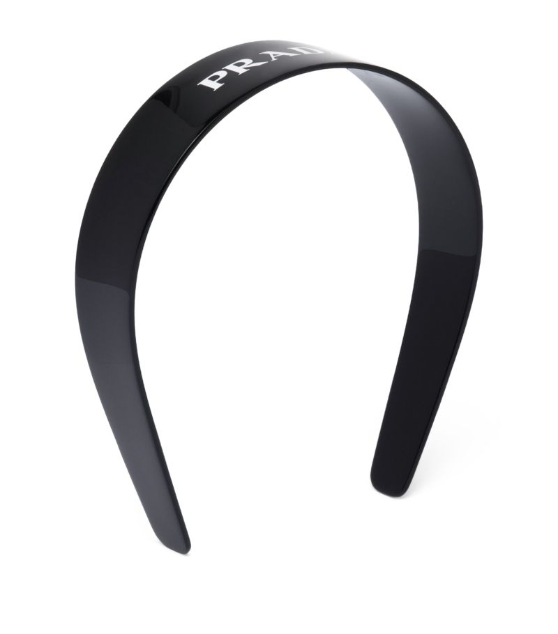 Prada Prada Plexiglass Logo Headband