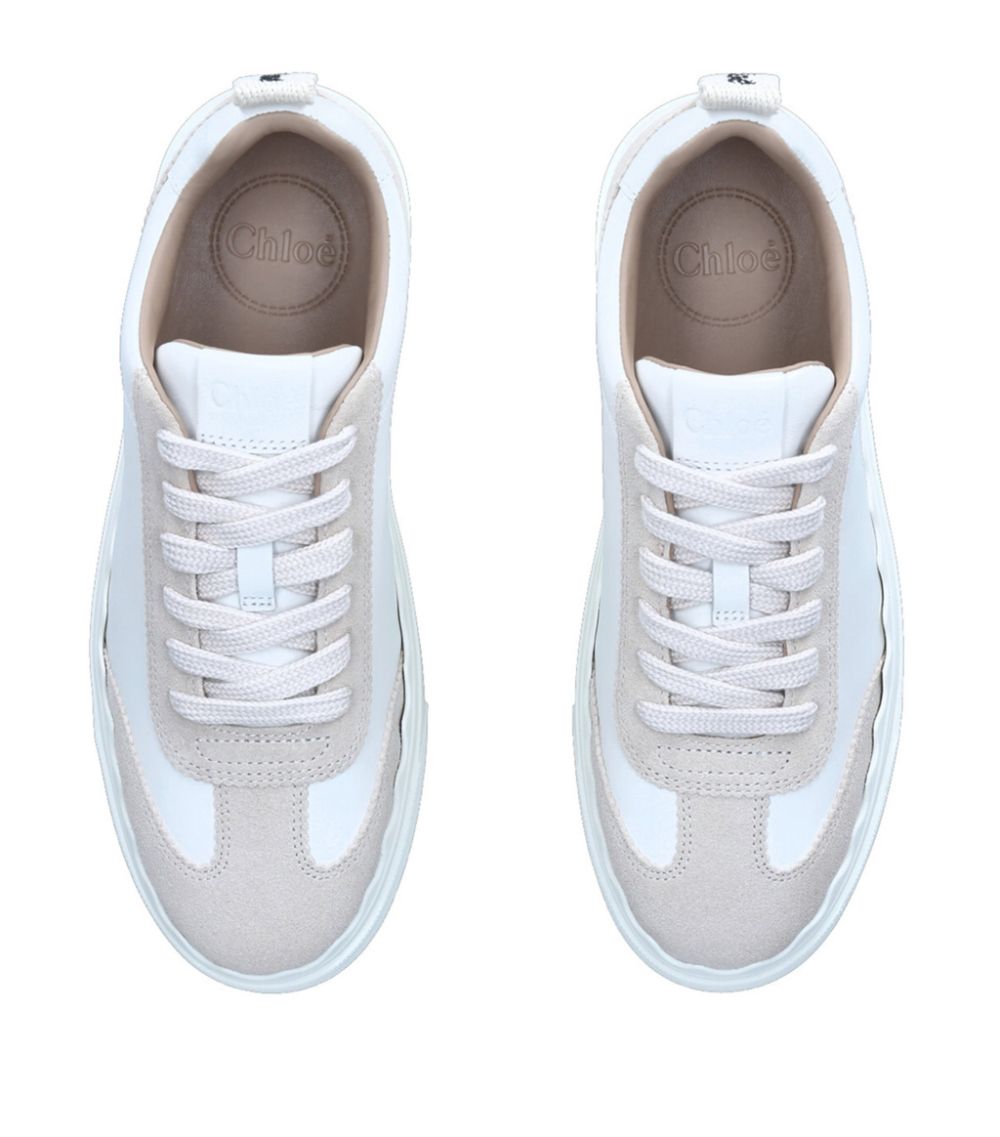 Chloé Chloé Leather Low-Top Sneakers