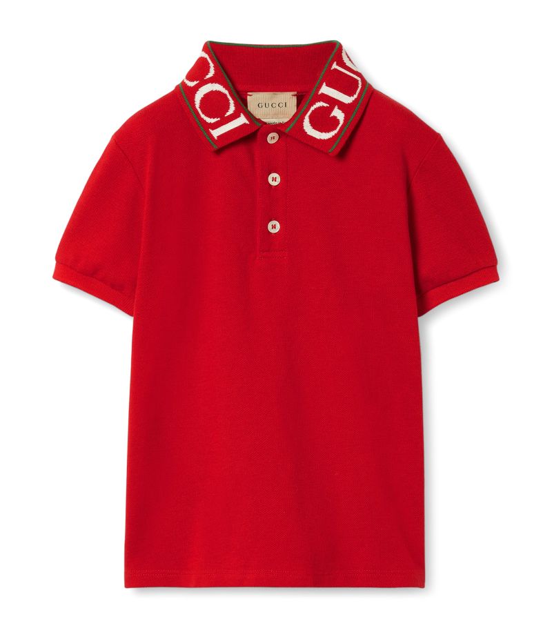 Gucci Gucci Kids Cotton Polo Shirt (4-12 Years)