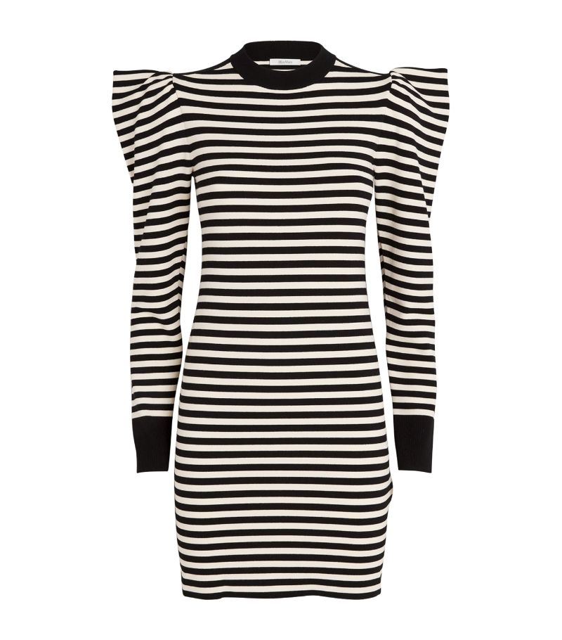 Max Mara Max Mara Long-Sleeve Striped Dress