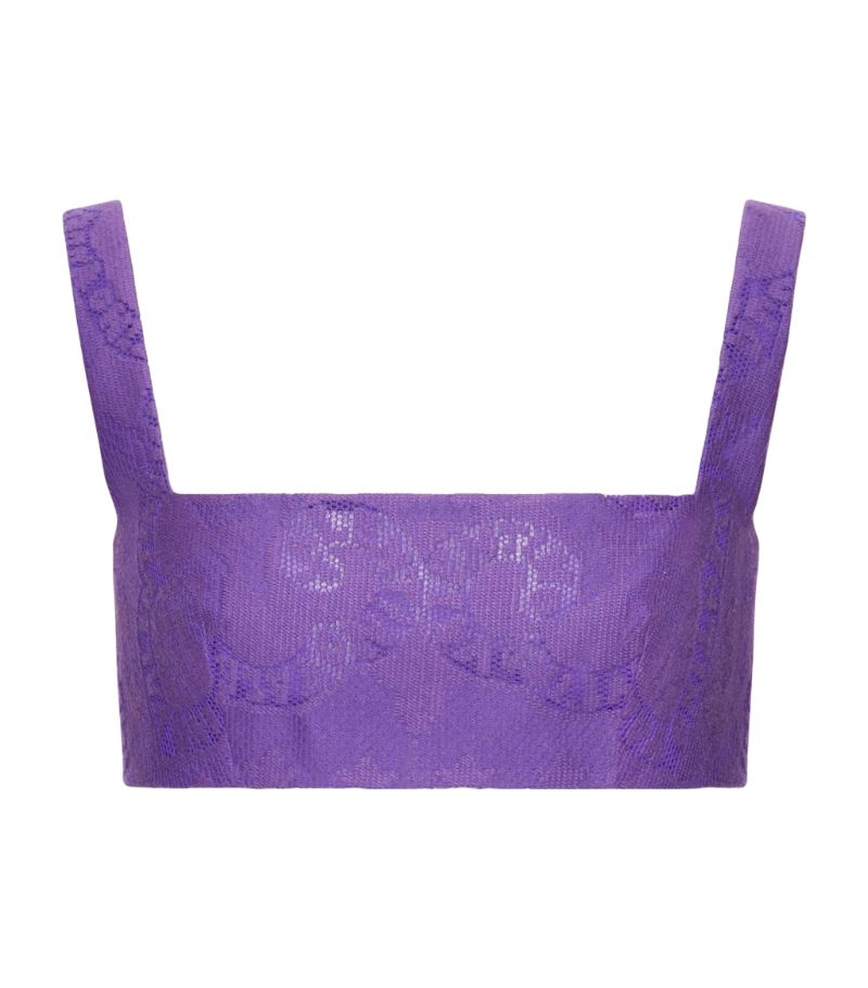 VALENTINO GARAVANI Valentino Garavani Guipure Lace Mini Bandana Bralette