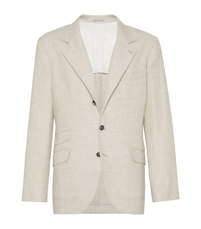 Brunello Cucinelli Brunello Cucinelli Wool-Cashmere Cavallo Blazer