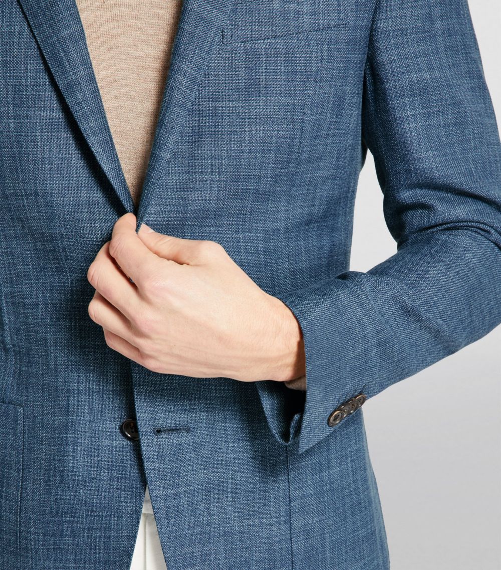 Corneliani Corneliani Wool-Cotton Homespun Blazer