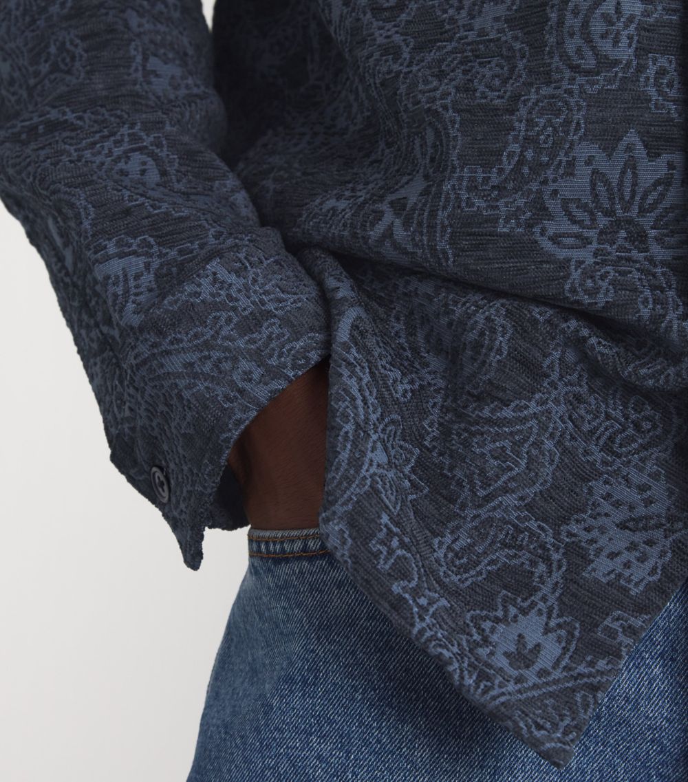 Nn07 Nn07 Jacquard Paisley Shirt