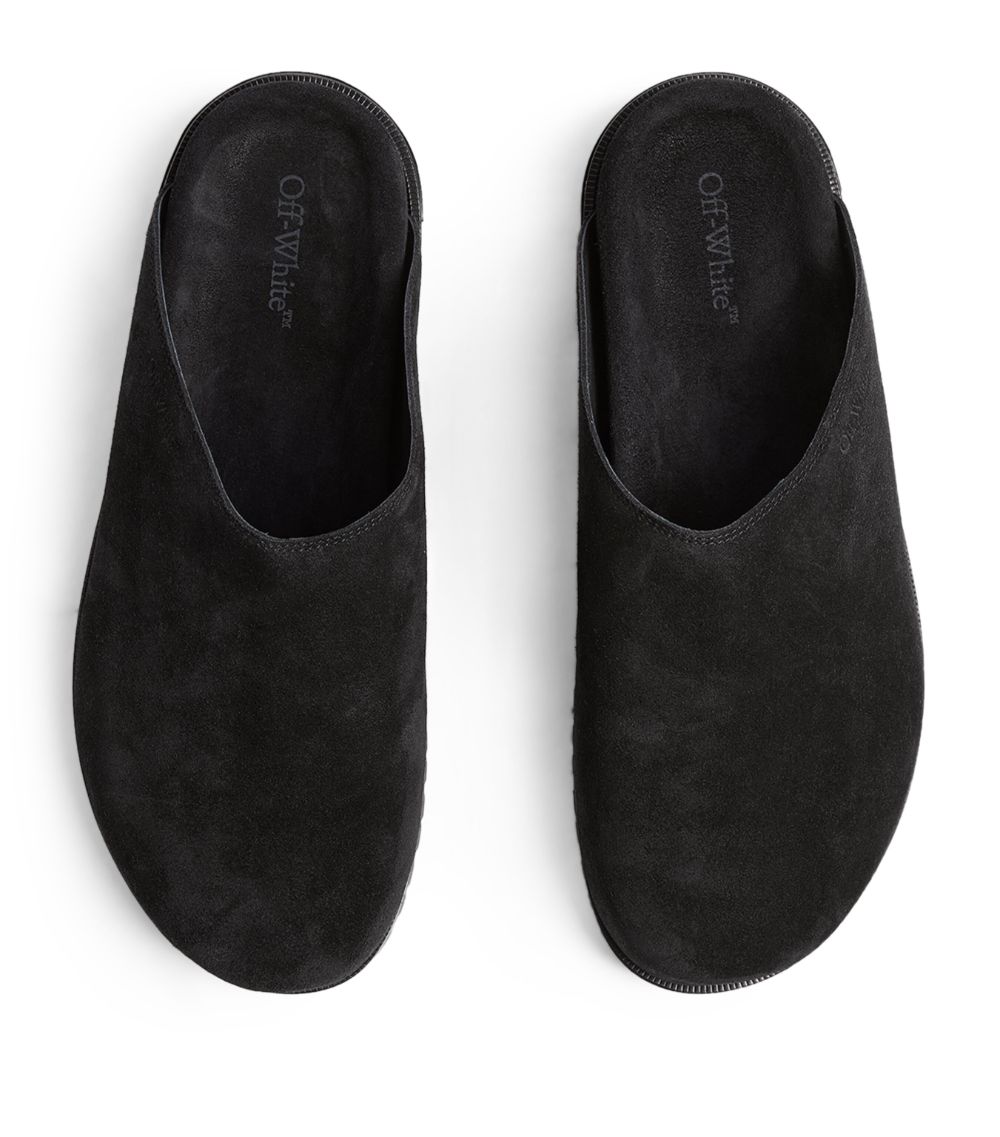 OFF-WHITE Off-White Suede Clogs