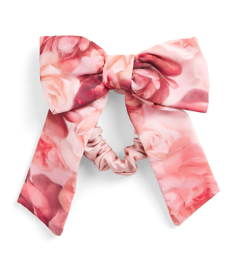 Patachou Patachou Floral Print Bow Scrunchie