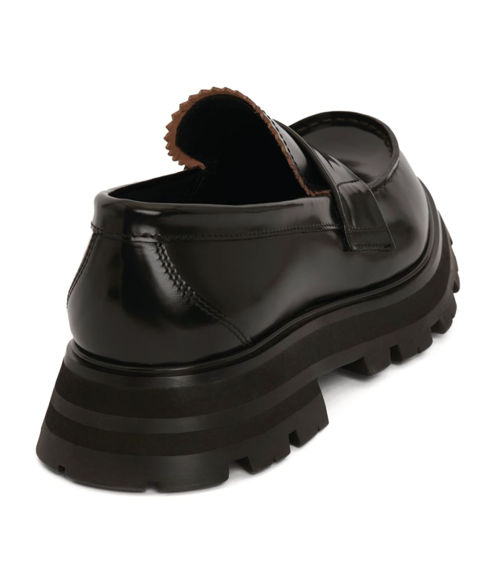 Alexander McQueen Alexander Mcqueen Leather Wander Moccasins