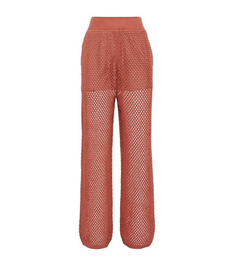 Brunello Cucinelli Brunello Cucinelli Cotton Open-Knit Trousers