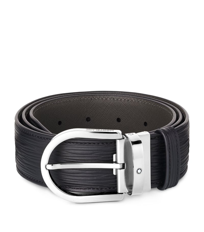 Montblanc Montblanc Leather Horseshoe Belt