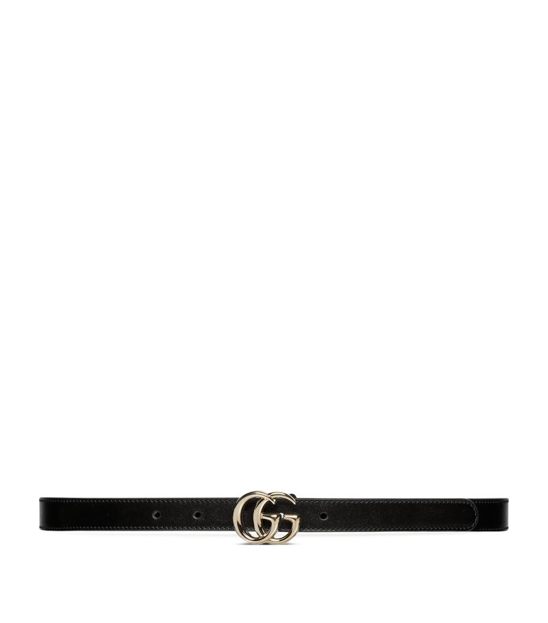 Gucci Gucci Leather Gg Marmont Thin Belt