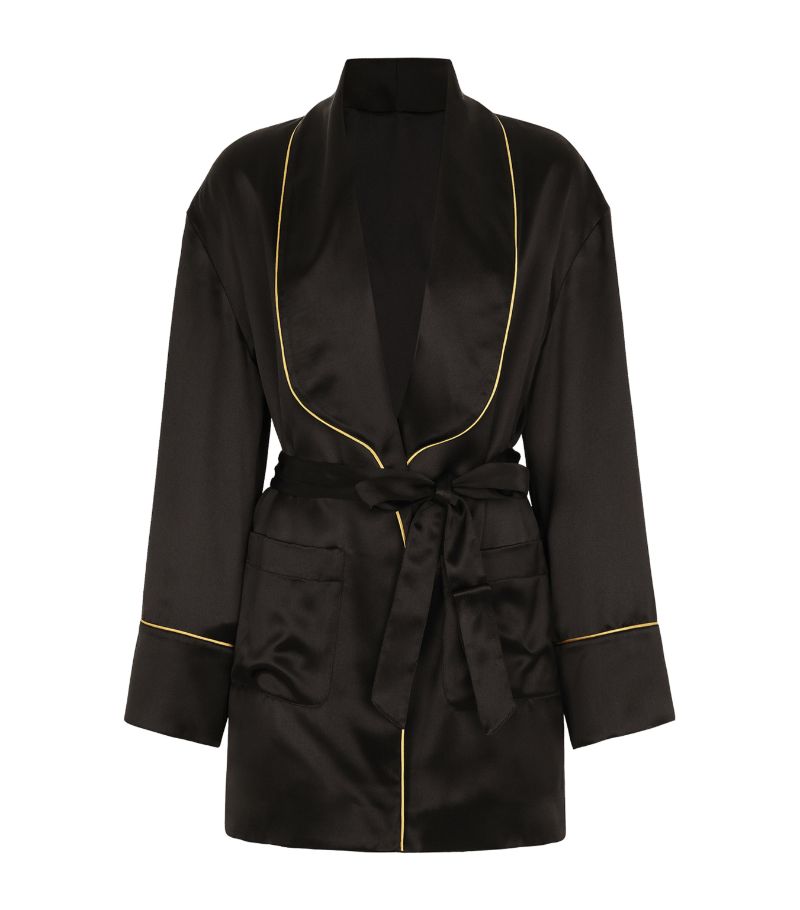 Dolce & Gabbana Dolce & Gabbana Silk Belted Robe