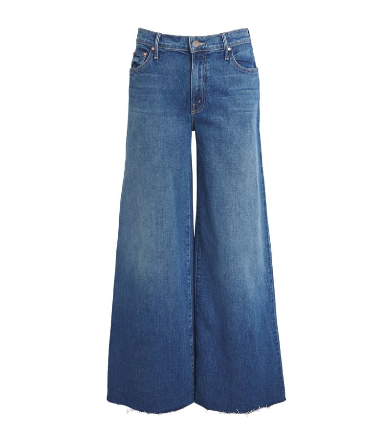 Mother Mother The Swisher Sneak Fray Flare Jeans