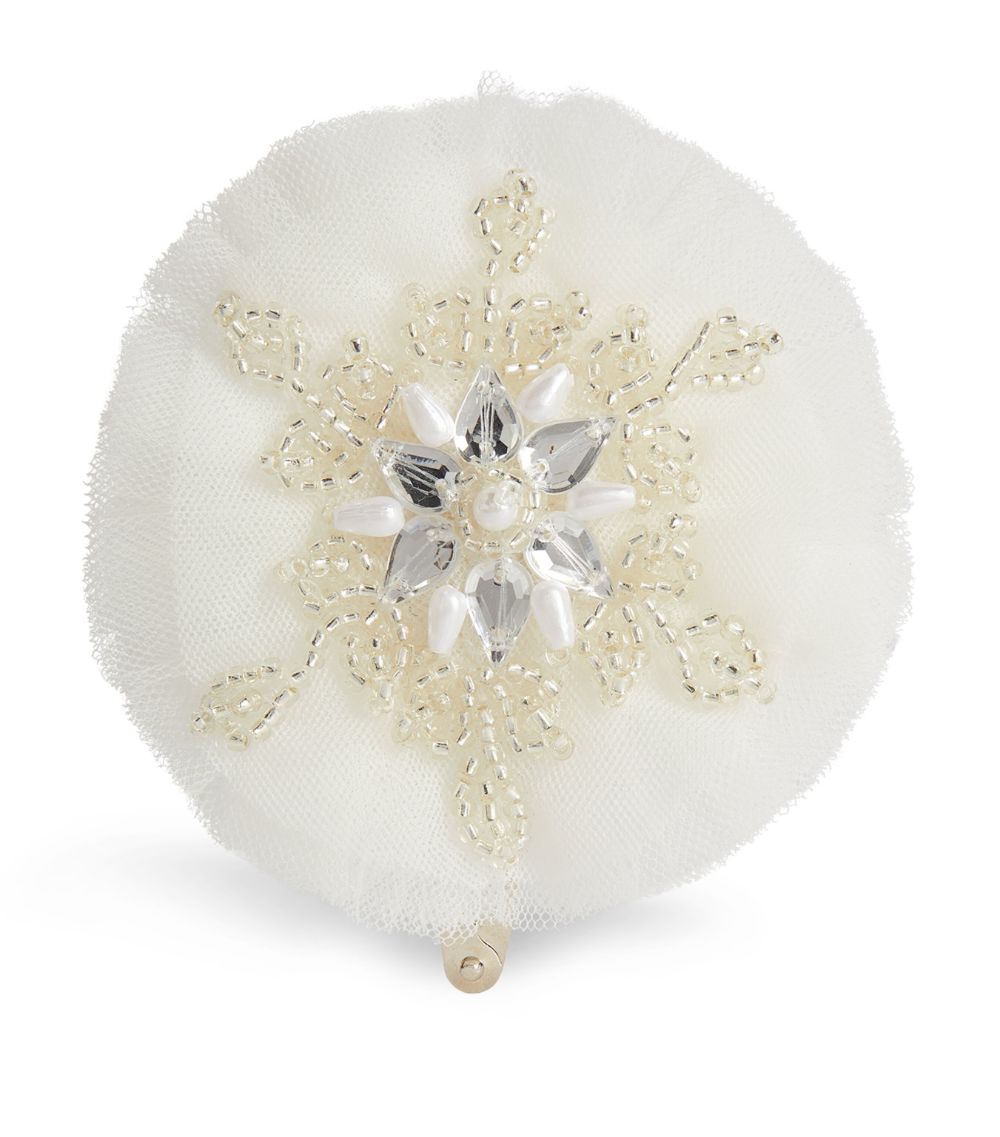 Tutu Du Monde Tutu Du Monde Embellished Snowflake Hair Clip