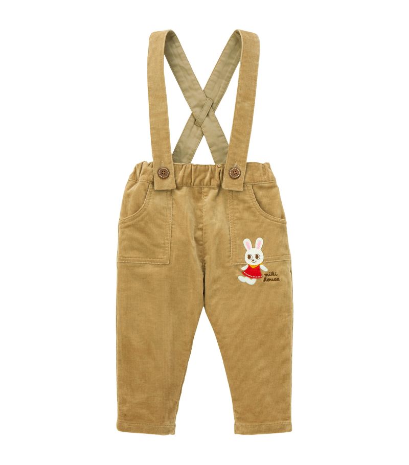 Miki House Miki House Corduroy Dungarees (2-7 Years)