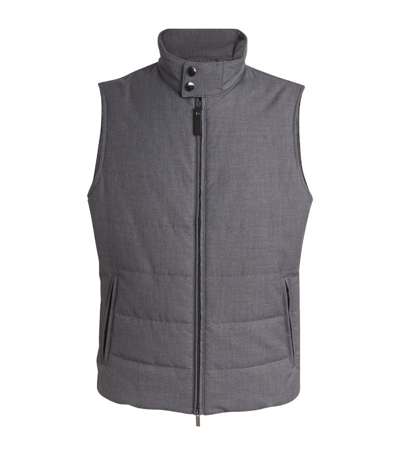 Canali Canali Water-Resistant Padded Gilet