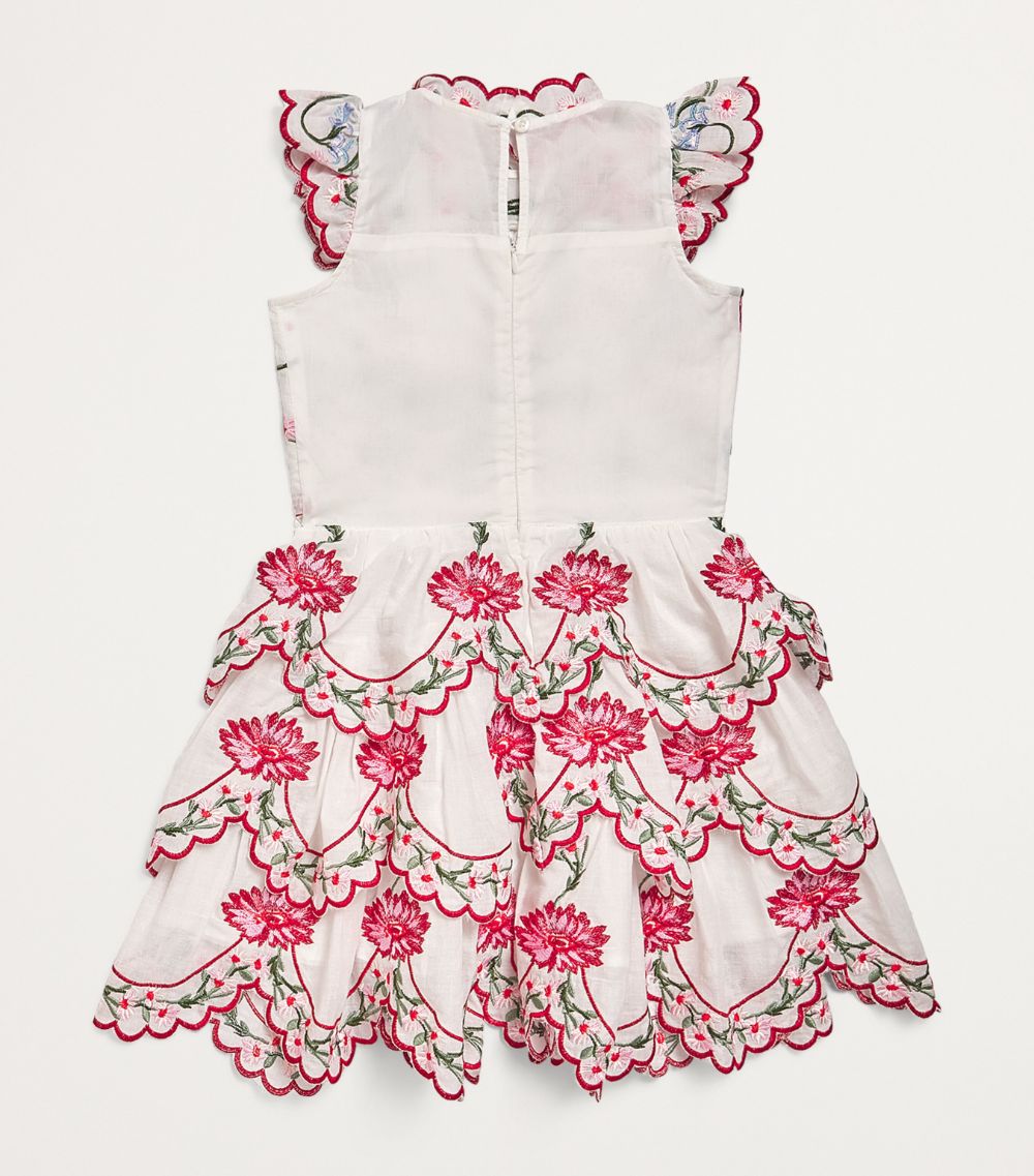 Marlo Marlo Embroidered Maisie Frill Dress (3-16 Years)