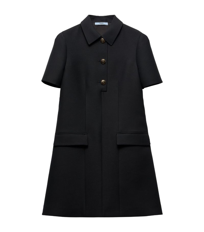 Prada Prada Wool-Silk Mini Dress