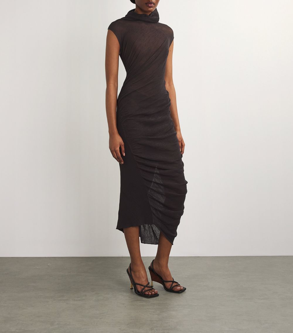 Issey Miyake Issey Miyake Rollneck Ambiguous Dress