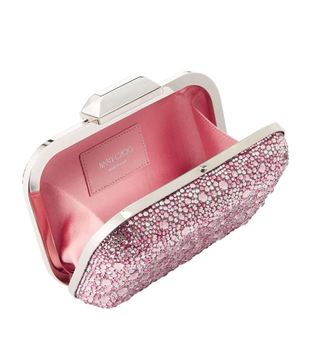 Jimmy Choo Jimmy Choo Crystal-Embellished Cloud Clutch Bag