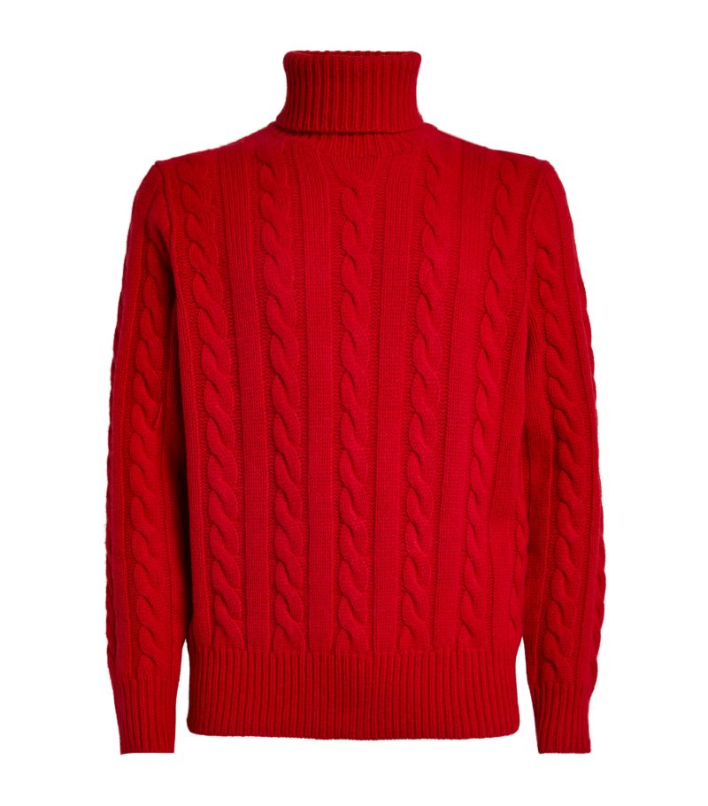 Ralph Lauren Ralph Lauren Wool-Cashmere Cable-Knit Sweater