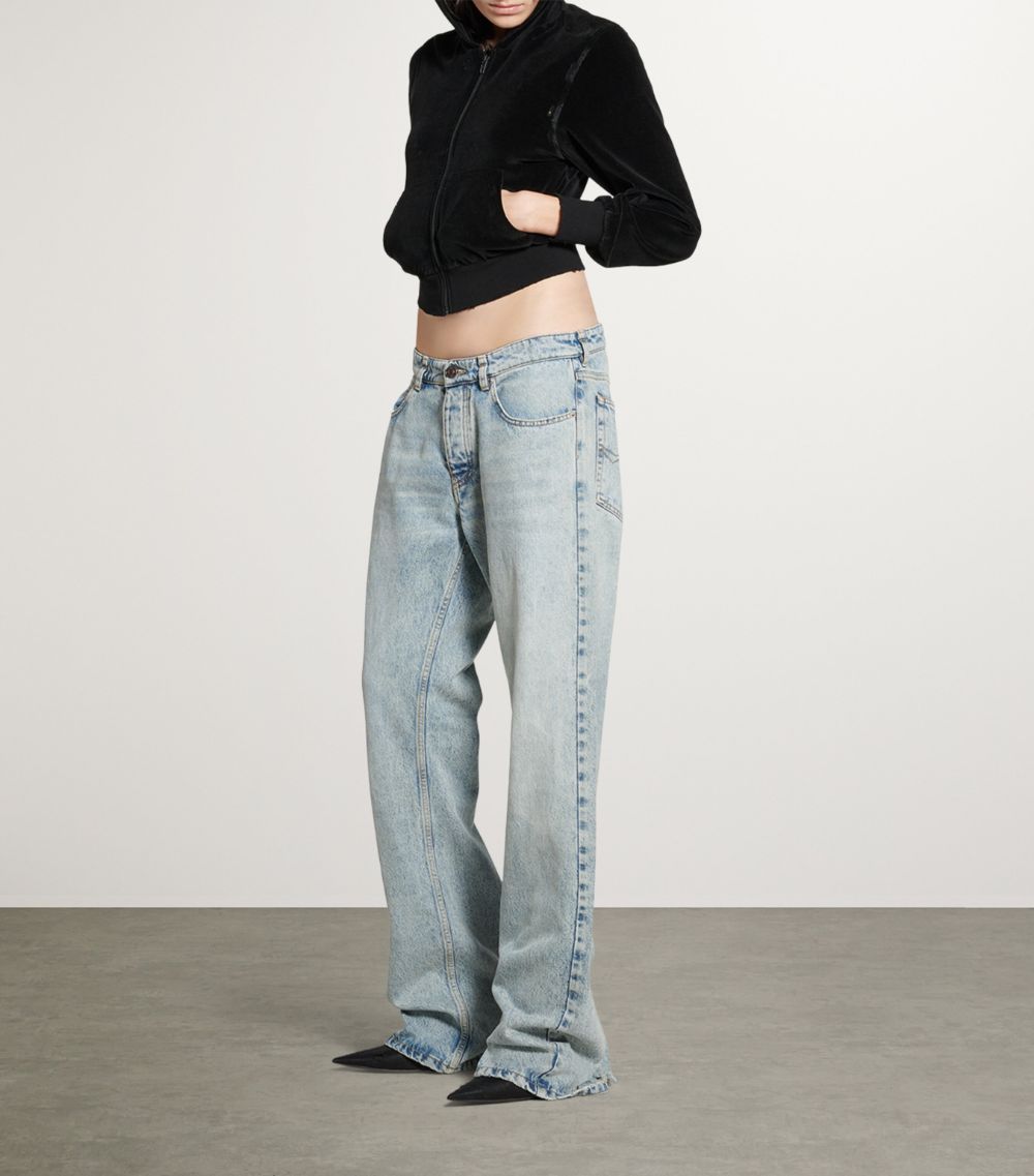 Balenciaga Balenciaga Low-Waist Straight Jeans