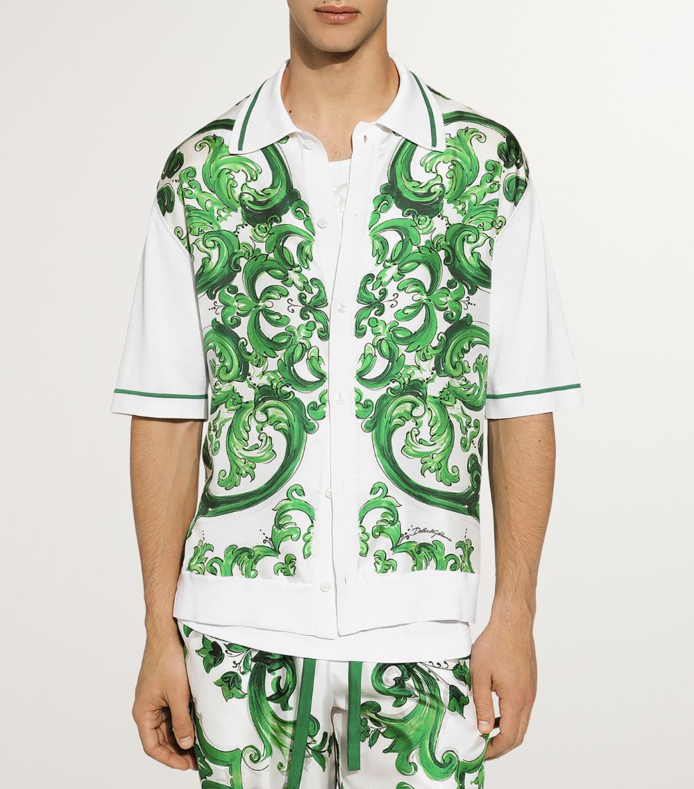 Dolce & Gabbana Dolce & Gabbana Majolica Print Shirt