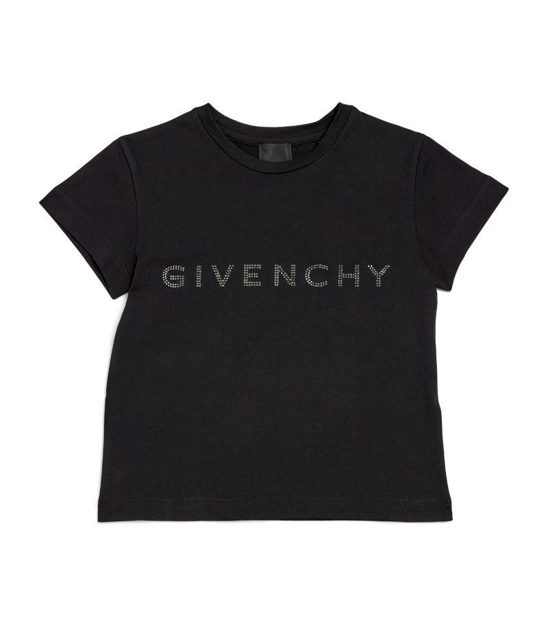 Givenchy Givenchy Kids Cotton Embellished-Logo T-Shirt (4-12+ Years)