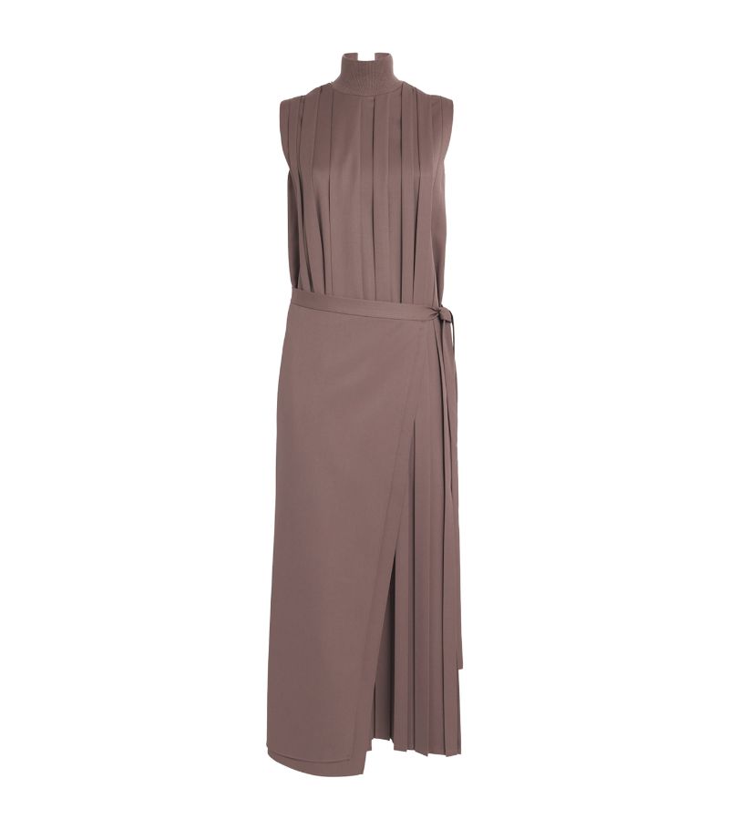 Joseph Joseph Pleated Folie Midi Dress