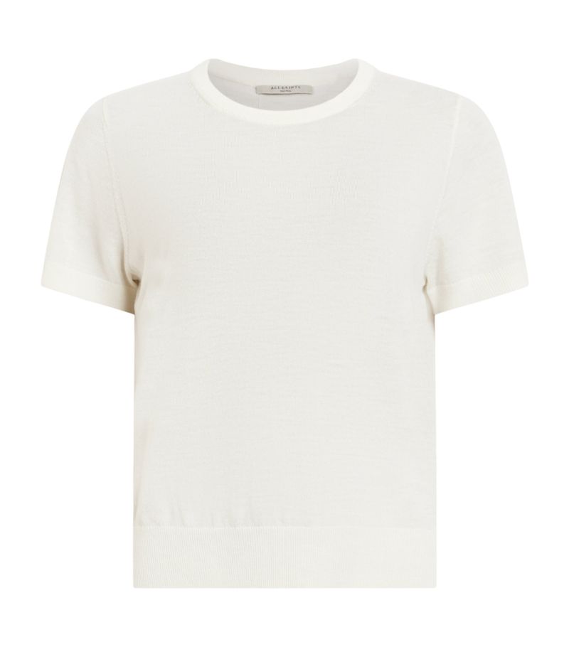 Allsaints Allsaints Wool Knitted Bern T-Shirt