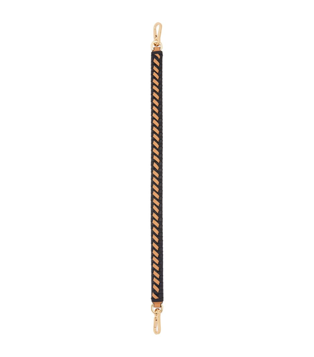 Loewe Loewe X Paula'S Ibiza Leather Woven Spiral Strap