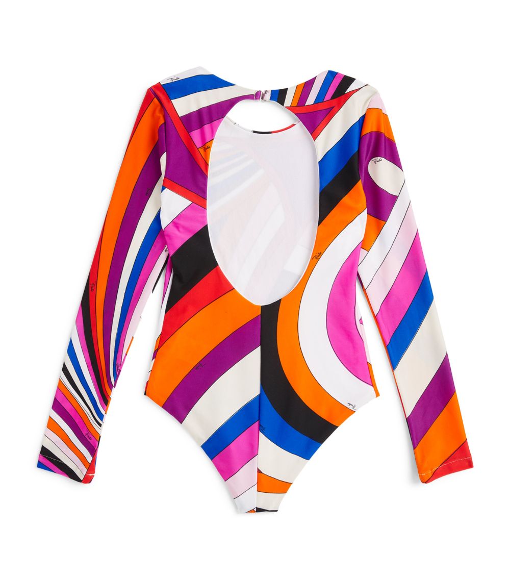 Pucci Junior Pucci Junior Long-Sleeve Swimsuit (10-12 Years)