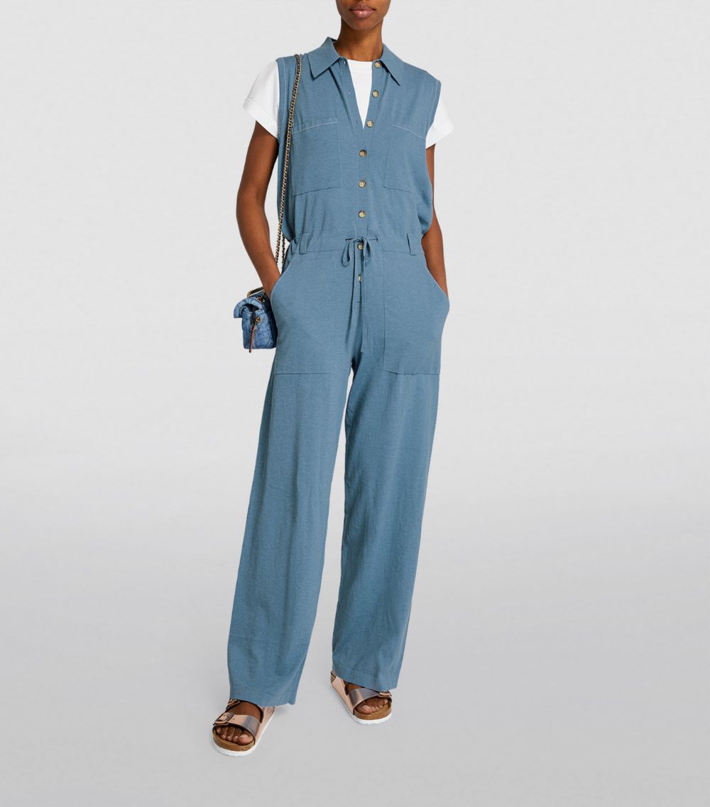  Guest In Residence Cotton Sleeveless Jumpsuit