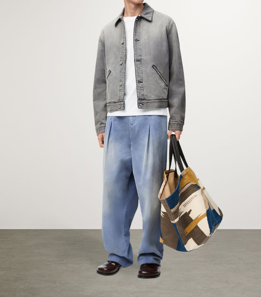 Loewe Loewe Denim Graphic Print Jacket