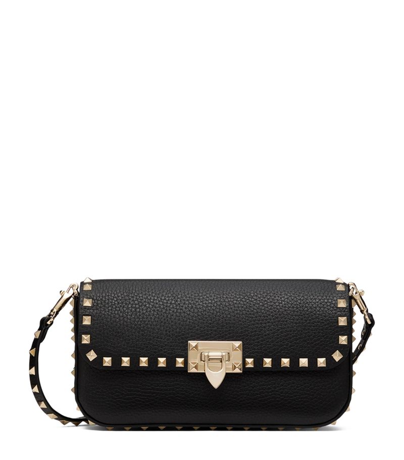 VALENTINO GARAVANI Valentino Garavani Medium Leather Rockstud Shoulder Bag