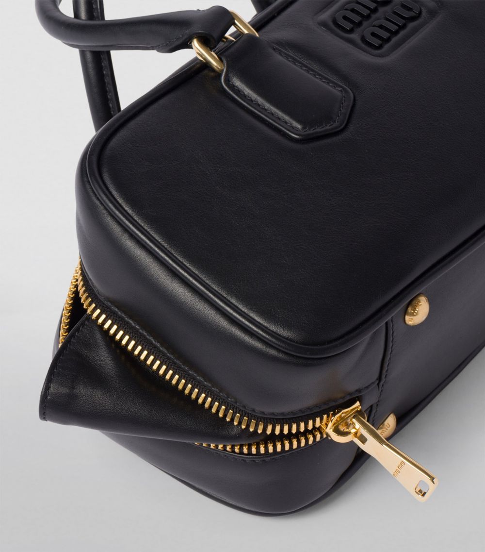 Miu Miu Miu Miu Small Nappa Leather Arcadie Top-Handle Bag