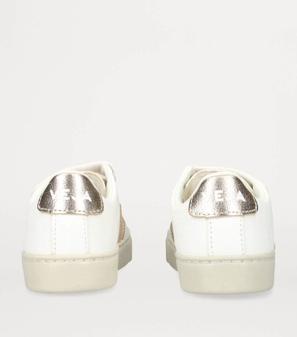  Veja Kids Leather Esplar Velcro Sneakers