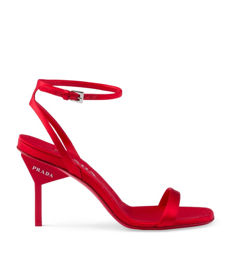 Prada Prada Satin Heeled Sandals 85