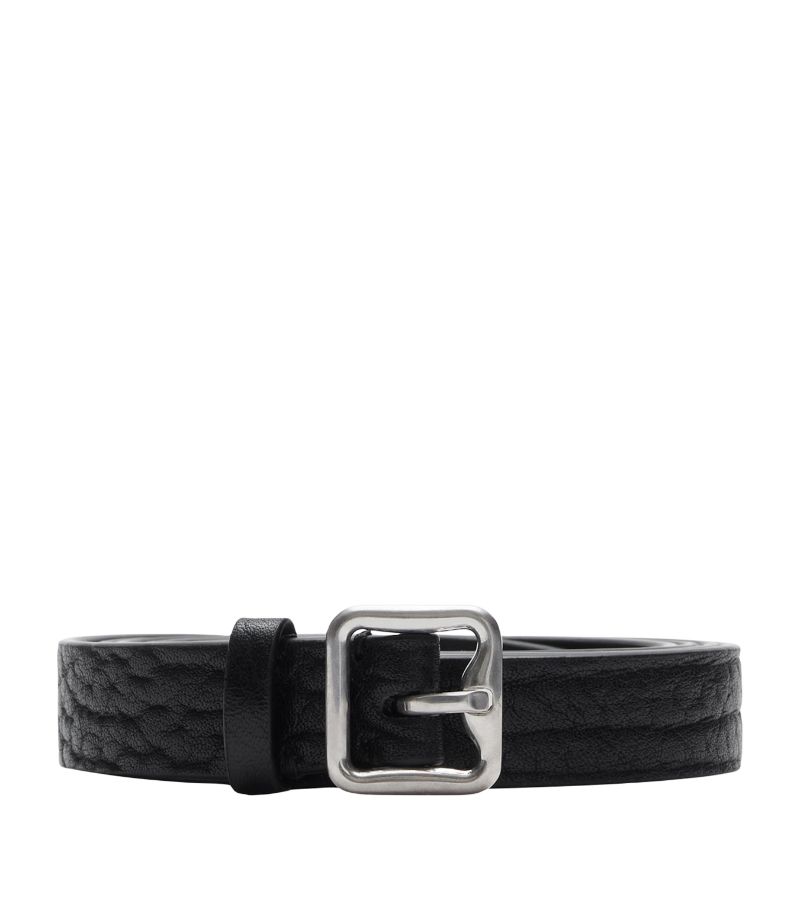 Burberry Burberry Leather B-Buckle Belt