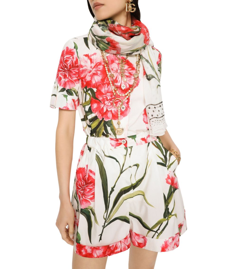 Dolce & Gabbana Dolce & Gabbana Silk Floral Scarf