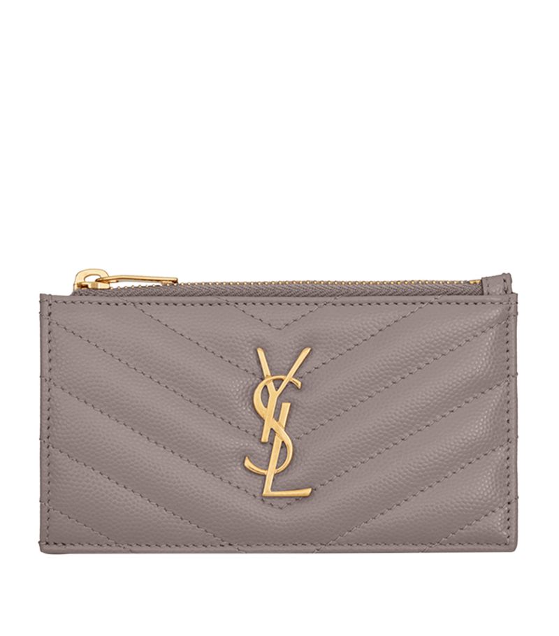 Saint Laurent Saint Laurent Monogram Matelassé Fragments Card Holder