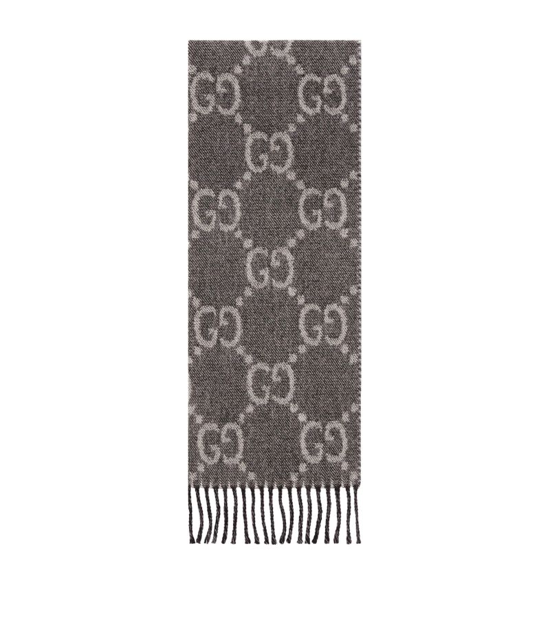 Gucci Gucci Wool Gg Supreme Scarf