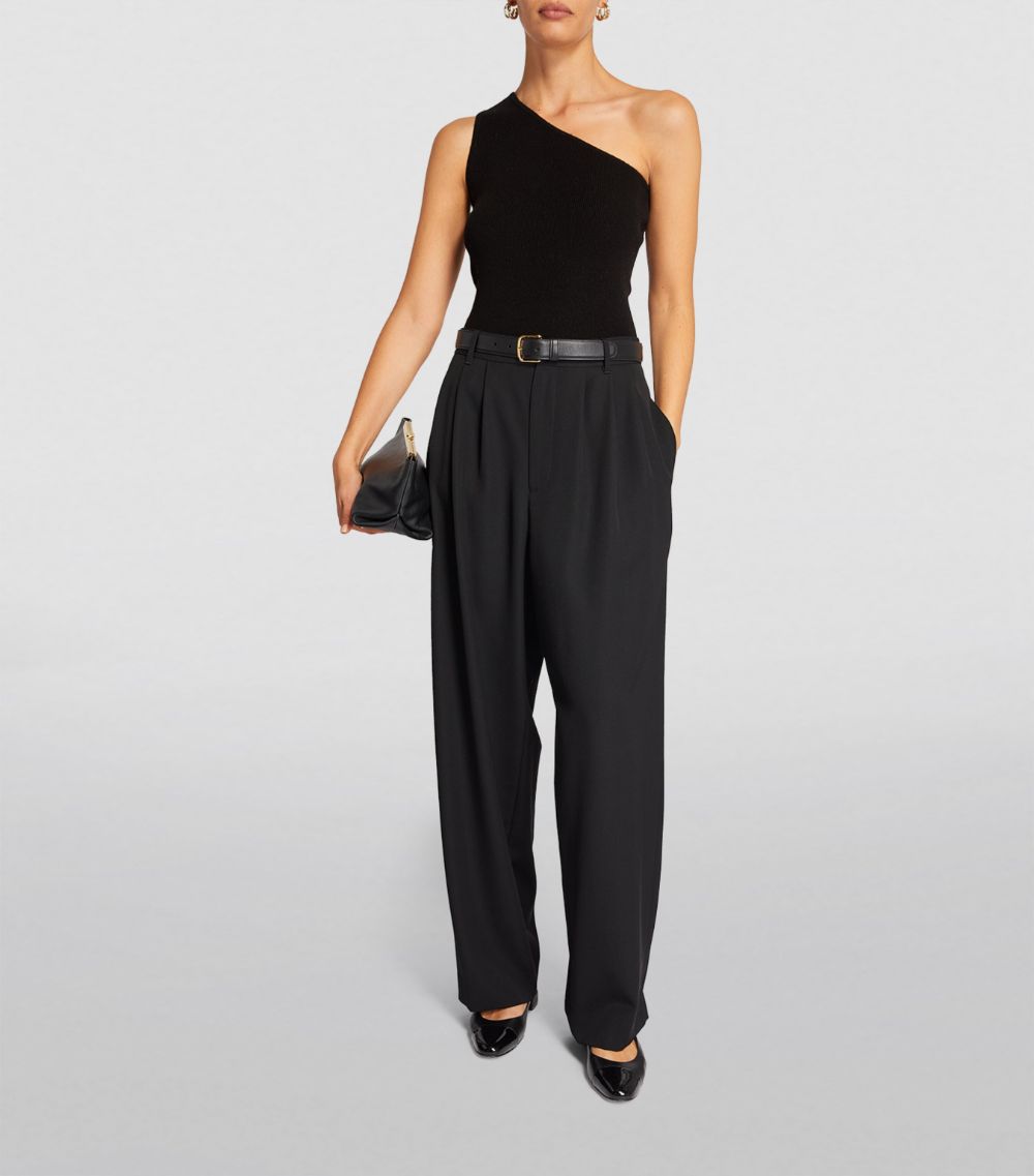 Max Mara Max Mara Wool-Cashmere One-Shoulder Tank Top