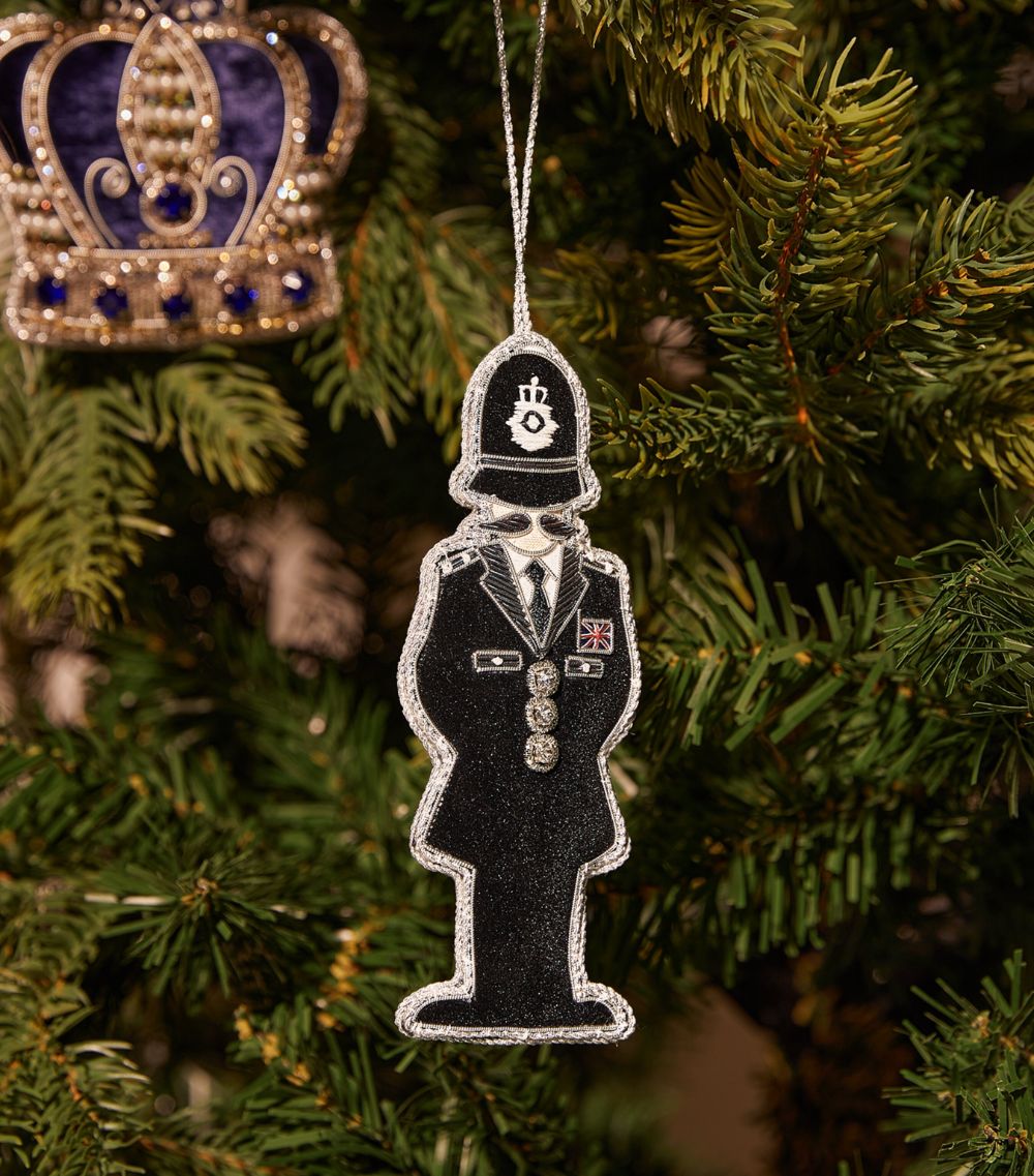 Tinker Tailor Tinker Tailor Embellished Policeman Tree Decoration