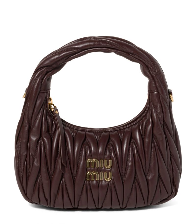 Miu Miu Miu Miu Small Leather Wander Top-Handle Bag