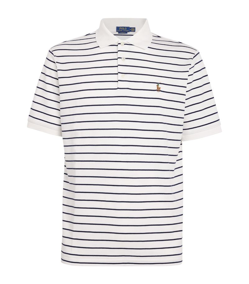 Polo Ralph Lauren Polo Ralph Lauren Pima Cotton Striped Polo Shirt