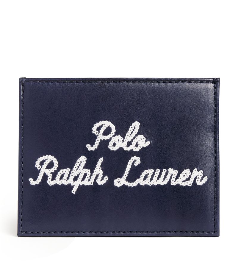 Polo Ralph Lauren Polo Ralph Lauren Leather Chain-Stitch Card Holder