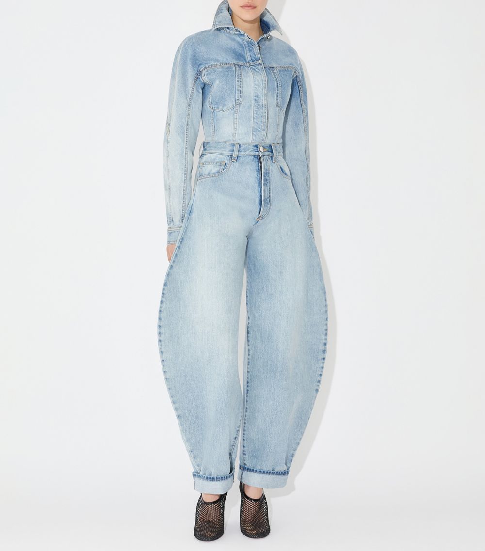 Alaïa Alaïa High-Rise Round Jeans