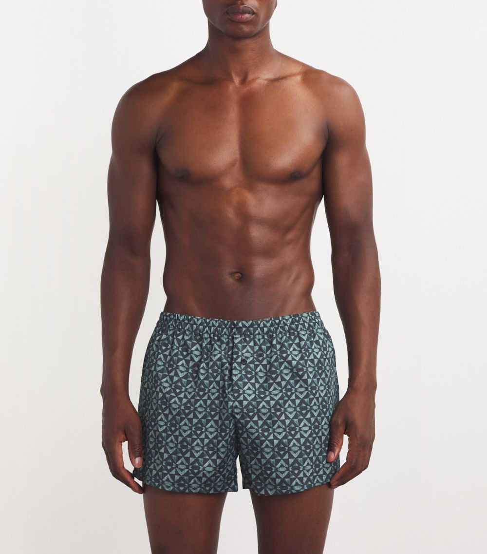 Zimmerli Zimmerli Cotton Sateen Print Boxer Shorts