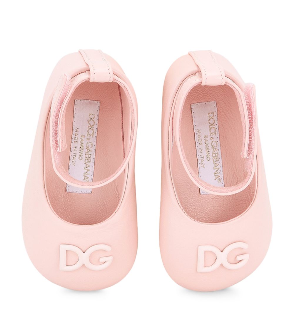 Dolce & Gabbana Dolce & Gabbana Kids Leather Ballerina Shoes