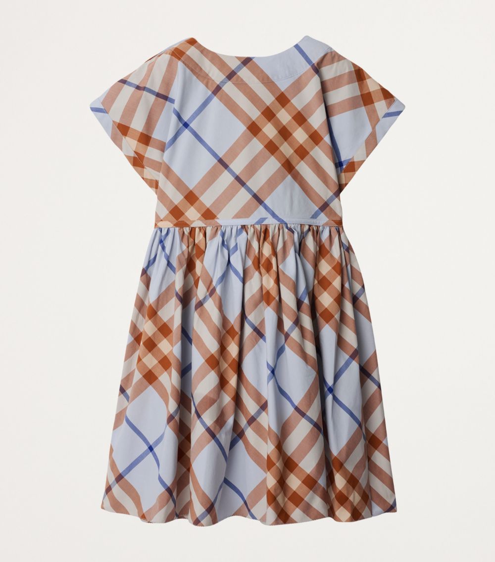 Burberry Burberry Kids Cotton Check Print Dress